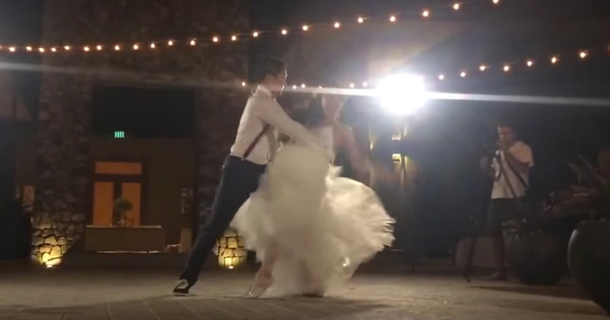 Couple Wows Their Wedding Guests With A Unique First Dance