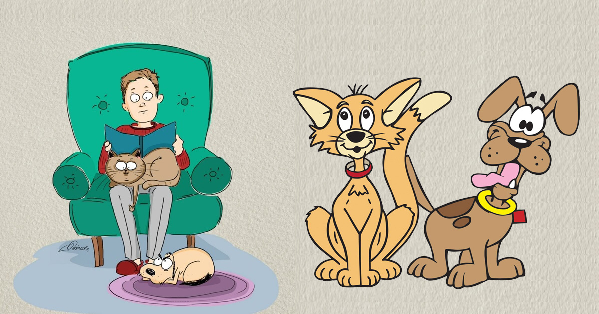 Cats Vs Dogs: A Cartoon Showdown 