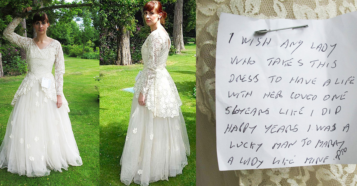 Vintage Wedding Dress Had A Mysterious Donor