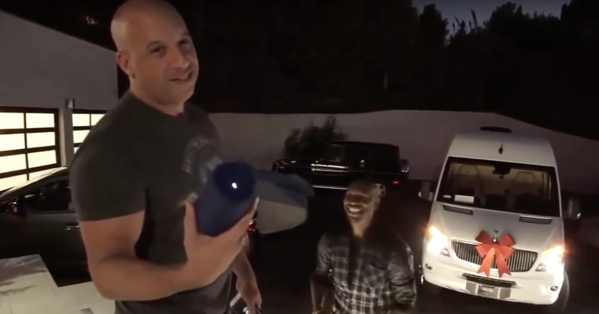 Tyrese Gibson Surprises Vin Diesel With A Special Car On His Birthday