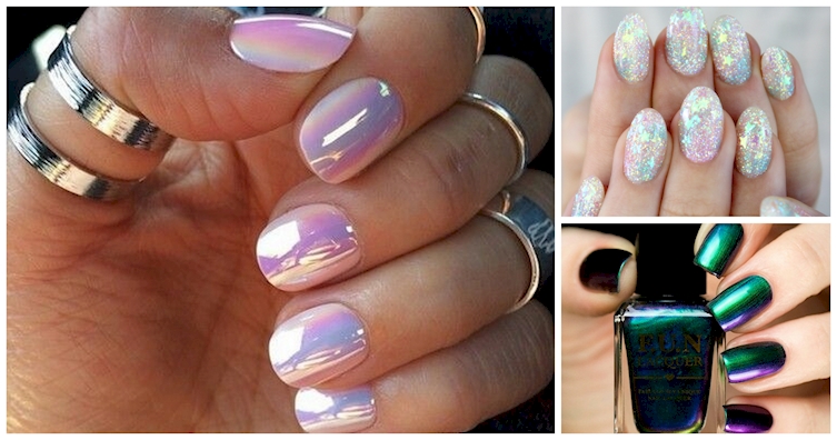 Iridescent Nails Are A New Fashion Trend On The Rise