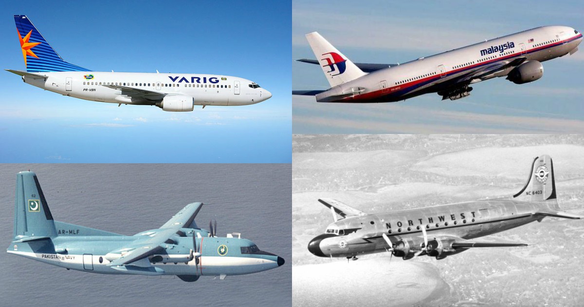 Top 5 Mysteries of Commercial Jet Aircraft that Disappeared