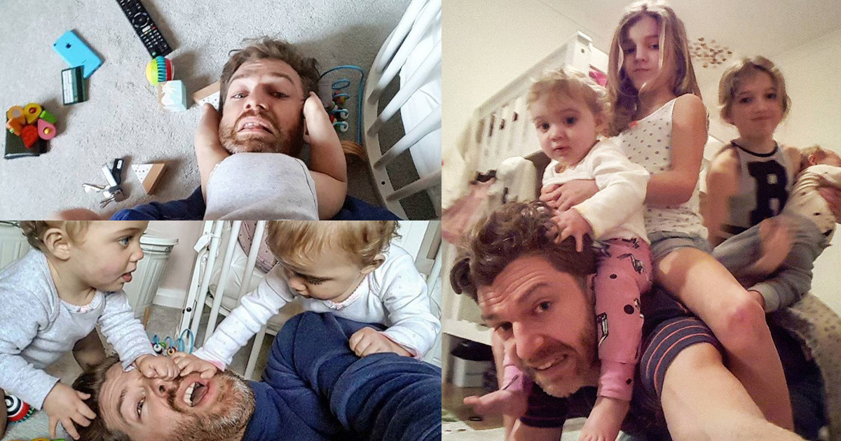 This Father Of Four Daughters Explains His Struggle On Instagram