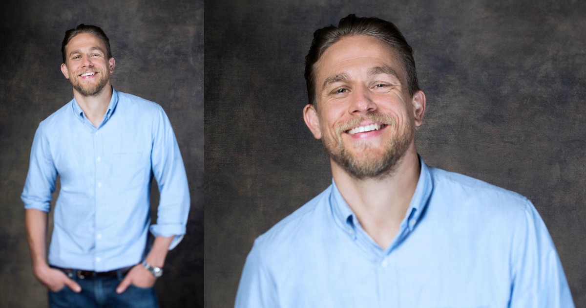 Charlie Hunnam Showing Off His Classic Good Looks In A Photo Shoot