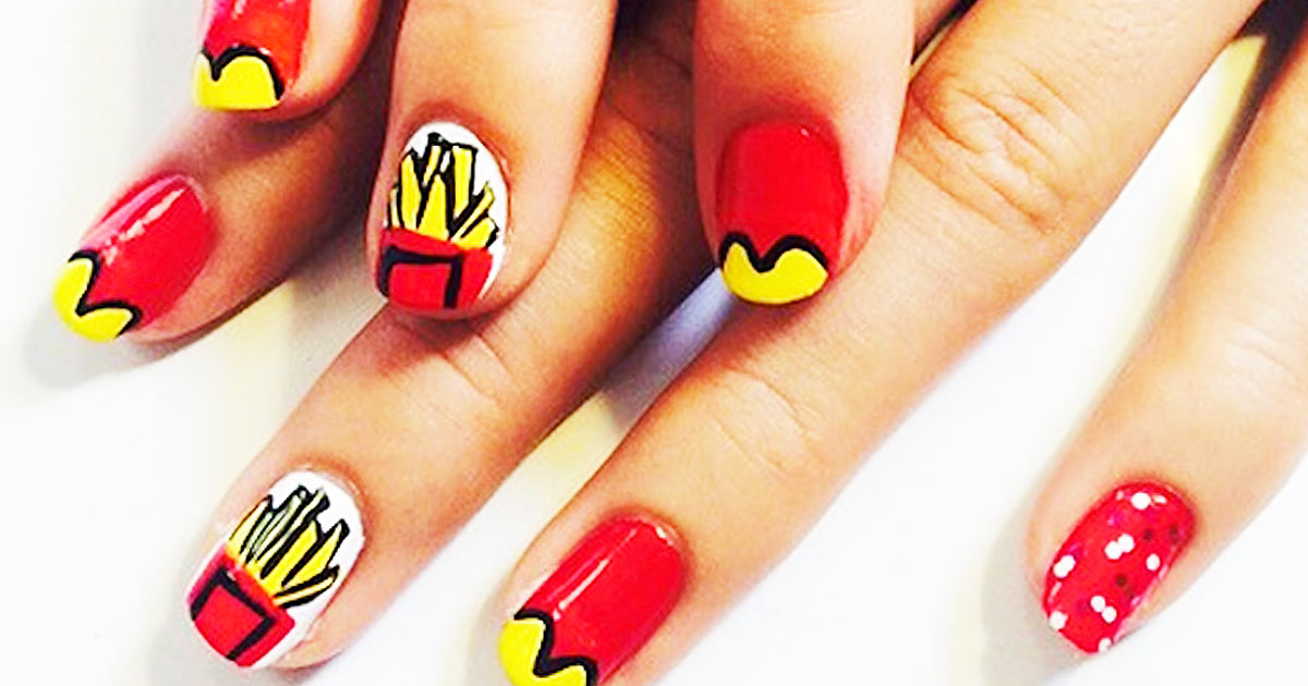 Check Out These Fast Food-Inspired Nails Designed To Satisfy Your Every Craving