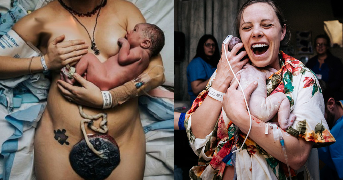 10+ Stunning Photos That Prove Moms Are Superheroes From The 2017 Birth Photo Competition  