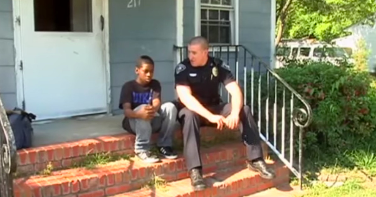 Boy Caught By A Cop For Fighting But When The Cop Drops Him Off At Home, He Discovers A Harsh Reality 