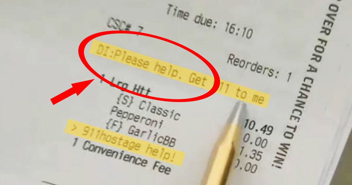 Mom Of Three Orders Pizza With Alarming Message On Her Order