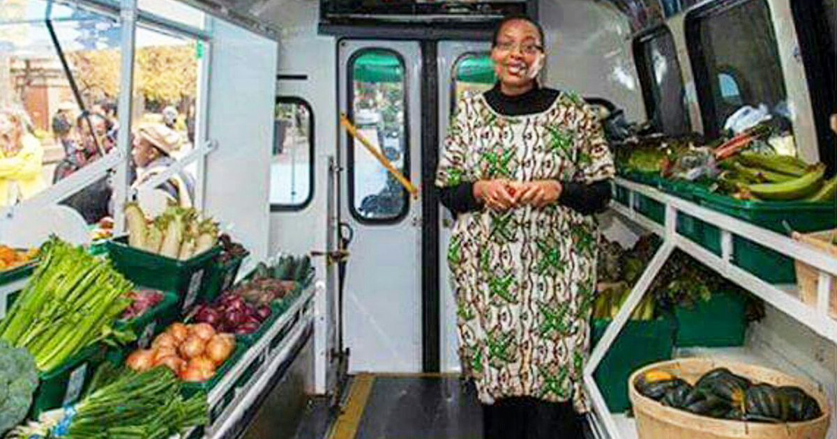 Toronto Metro Bus Turned Into A Mobile Food Market For Lower Income Neighborhoods