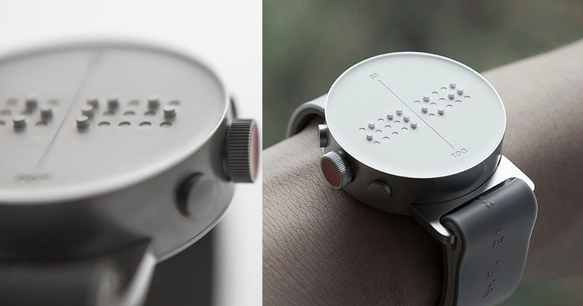 First Ever Braille Smartwatch Allows Blind People To Receive Instant Messages