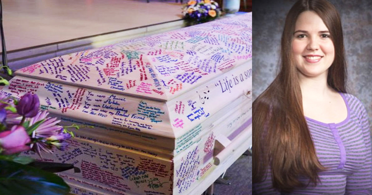 Students Turned Her Coffin Into A Yearbook After Her Heartbreaking Fight Against Cancer