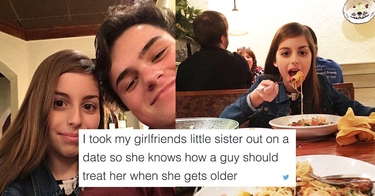 Guy Takes His Girlfriend's 12-Year-Old Sister On A Date And Everyone Lost It