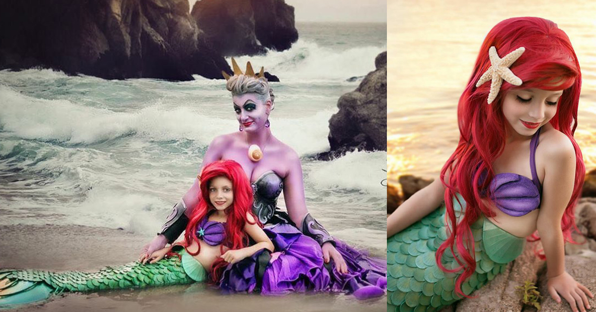 7-Year-Old And Her Mom Cosplay As Disney Characters And Totally Nail It