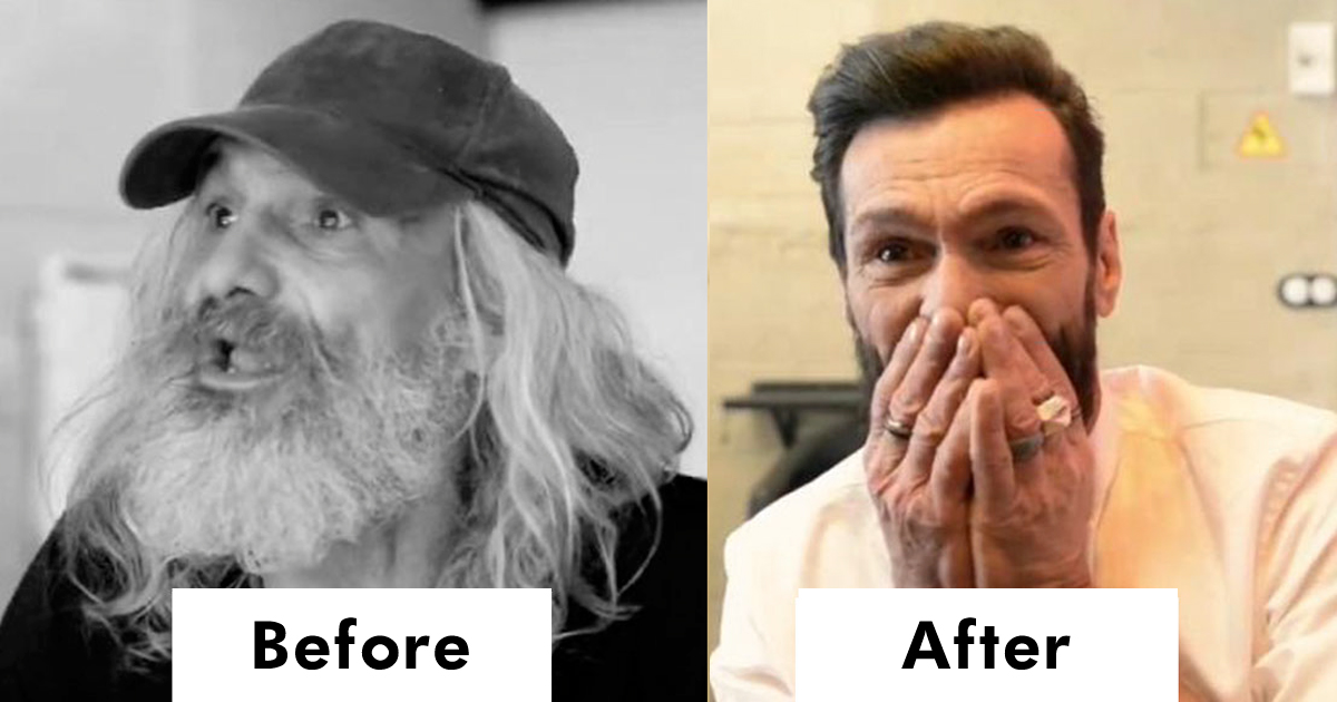 Homeless Man Receives Unbelievable Transformation And Bursts Into Tears