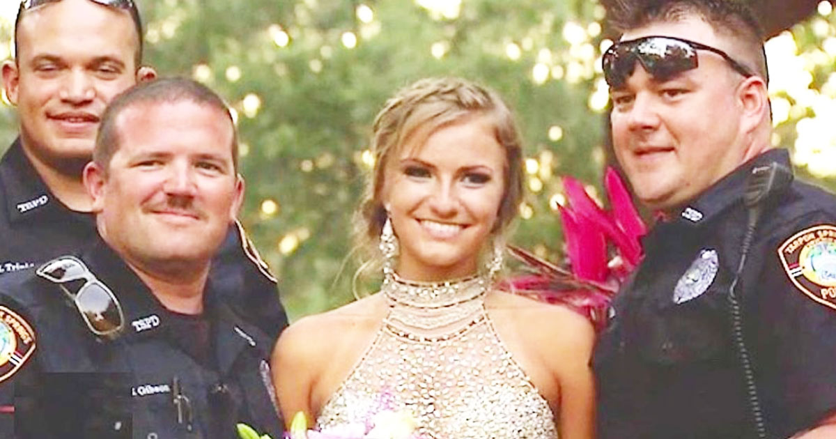 She Was Finally Ready From Prom But Never Anticipated Being Given A Police Escort