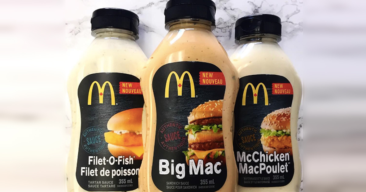 McDonald’s Has Bottled Its ‘Special Sauces’ And Is Now Selling Them In Stores!