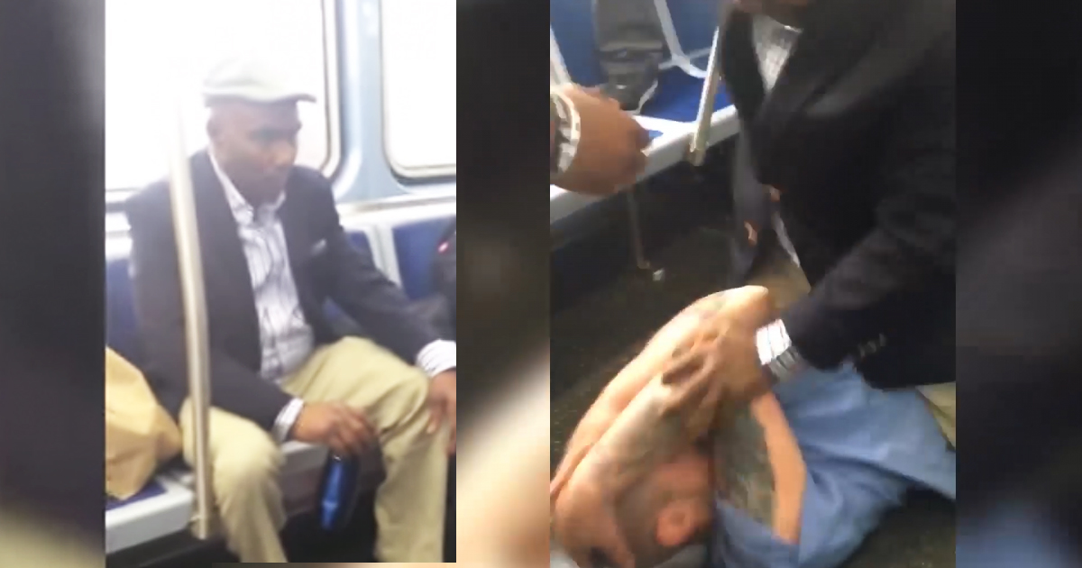 Skinhead Yells Racist Slurs At An Old Man Until Finally, He Decides To Teach Him A Painful Lesson