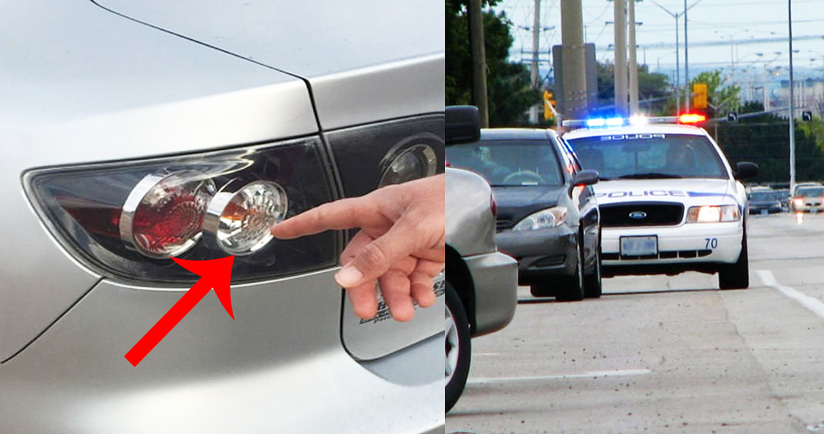 Ever Wonder Why Cops Tap Your Car’s Tail Light After They Pull You Over?