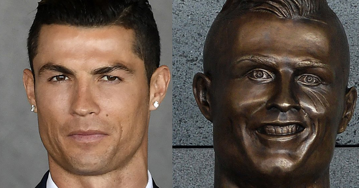Cristiano Ronaldo’s New Statue Is A Total Nightmare And The Resulting Memes Are Perfect