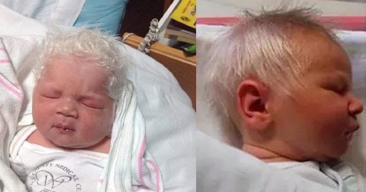 This Beautiful Baby Boy Was Born With White Hair And It's Quite The Sight!