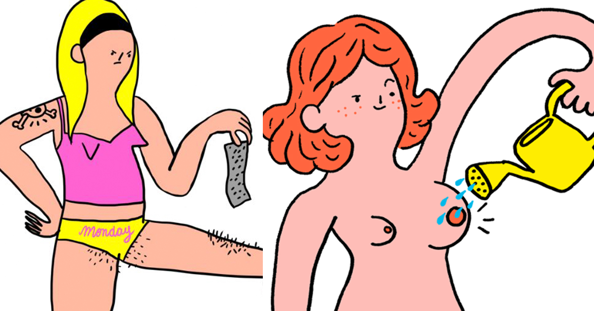 This Illustrator Depicts The Side Of Women That Society Often Tries To Hide