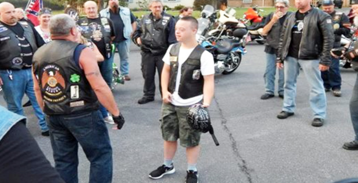A Group Of Bikers Surround A Boy With Down Syndrome…But What Happened Next Was A Pleasant Surprise