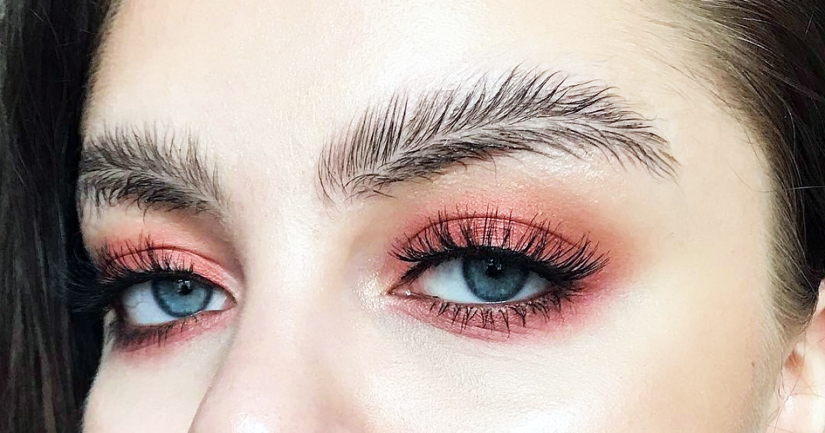 Feather Brows - The Newest, Weirdest Beauty Trend Noone Saw Coming
