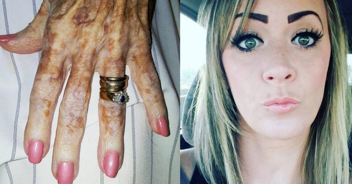 Young Woman Who Works In A Nursing Home Takes A Picture Of Resident’s Hand That Goes Viral