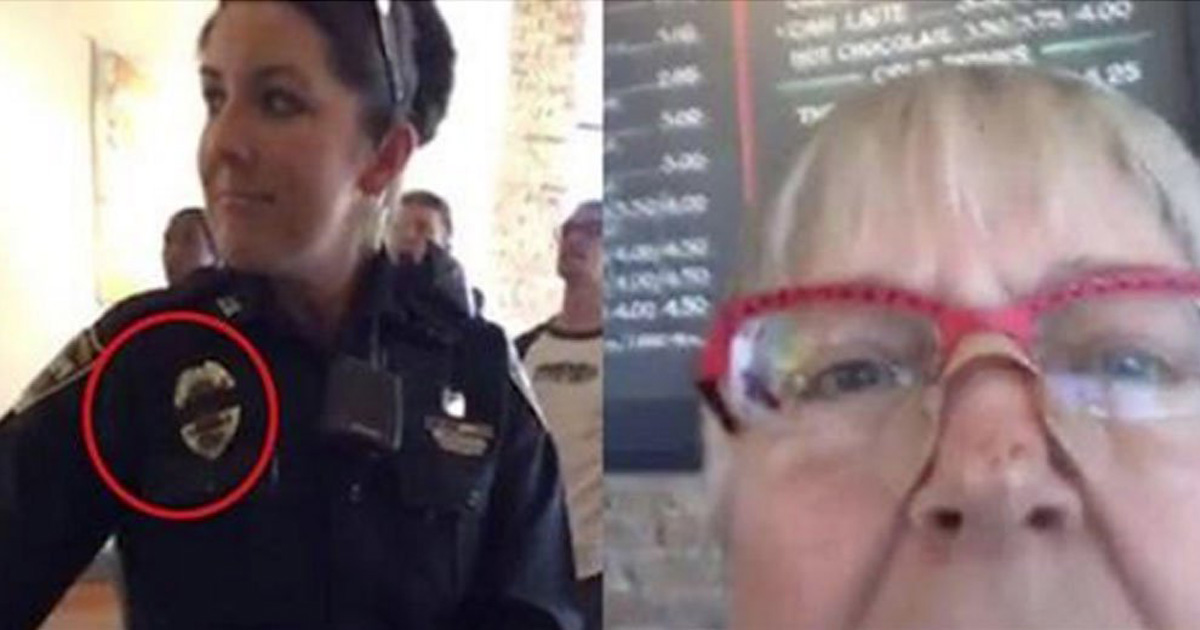 Older Woman Sees What’s On This Officer’s Badge And Decides To Torment Her On Camera