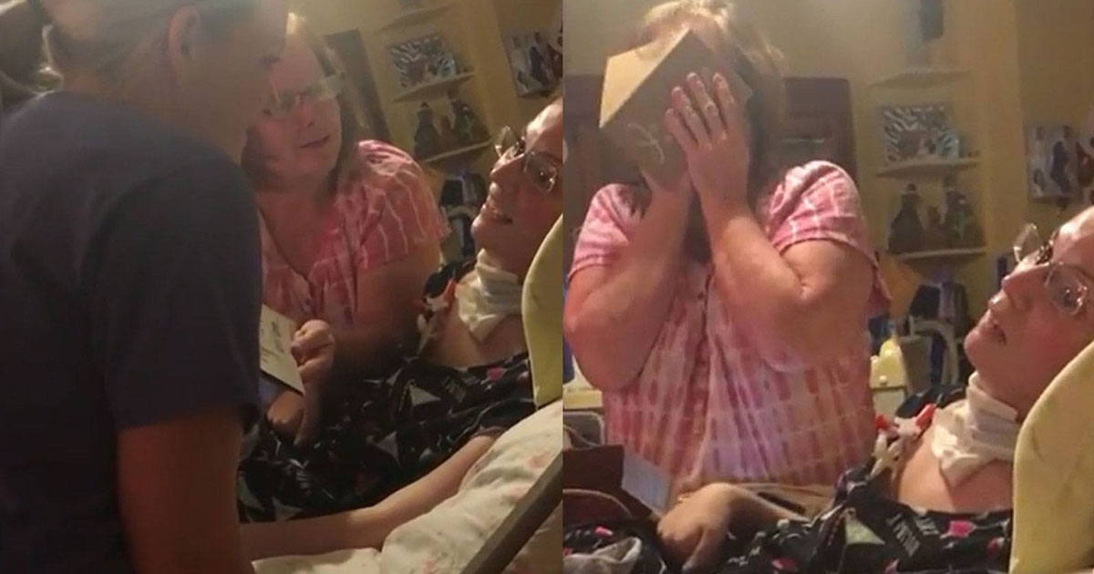 Bride Gives A Card To Her Fiance’s Brain-Damaged Sister, But When Mom Sees What's Inside, She Starts To Sob