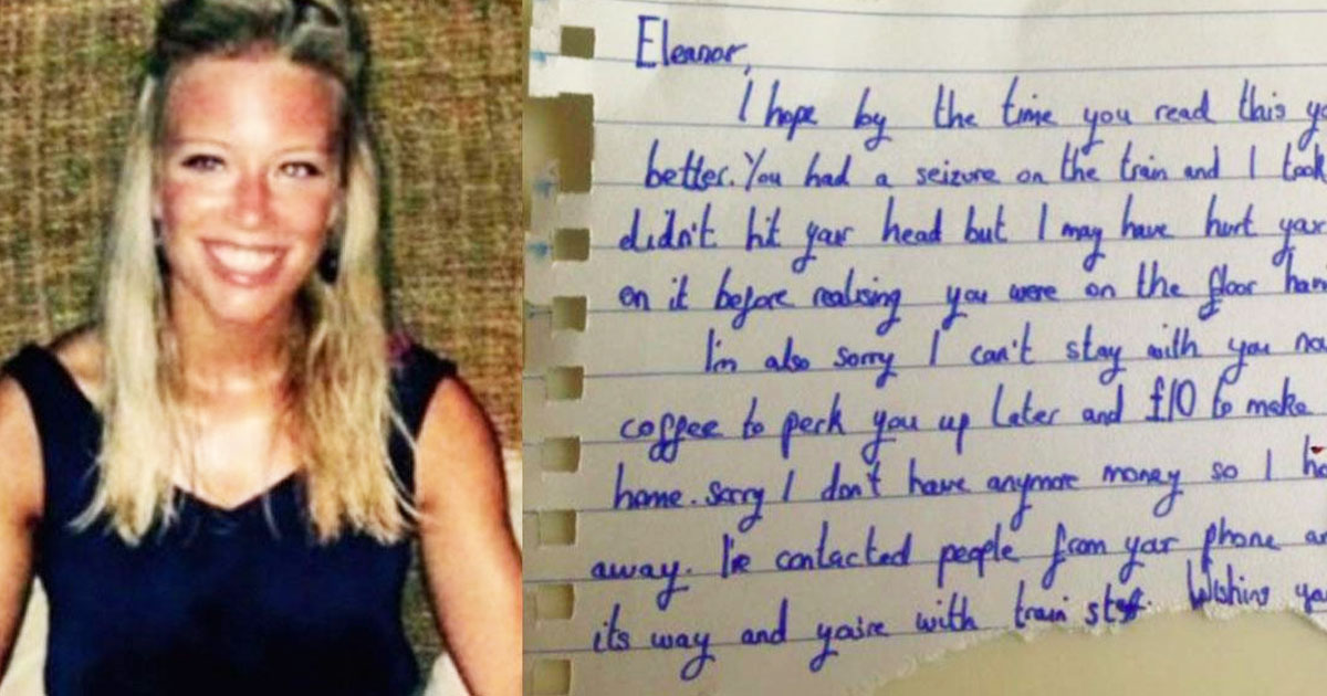 She Woke Up By Herself On A Train Station Bench, But In Her Hand Was A Note