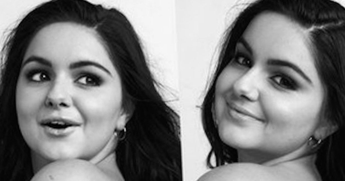 Ariel Winter Posed Without A Top In Unedited Pics To Make A Self Love Statement