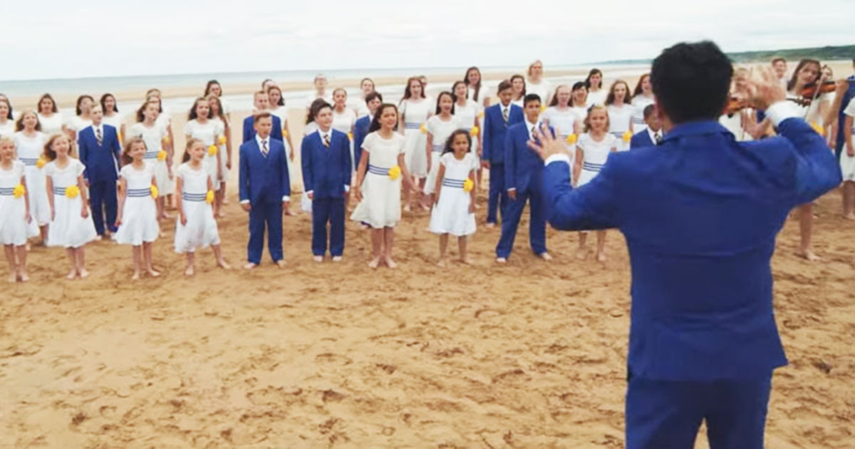 Children’s Choir Sings Rendition Of 'When You Believe' And The Location They Chose Will Make You Shiver