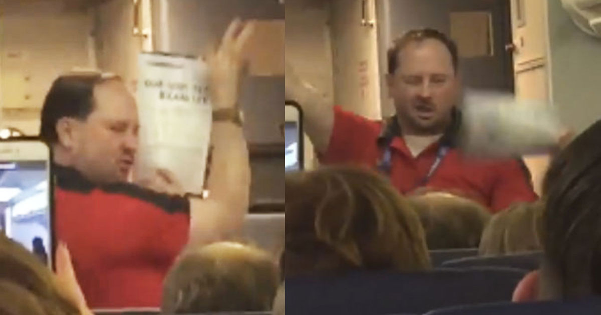 Southwest Flight Attendant’s ‘Sexy’ Safety Instructions Has The Entire Plane Roaring With Laughter