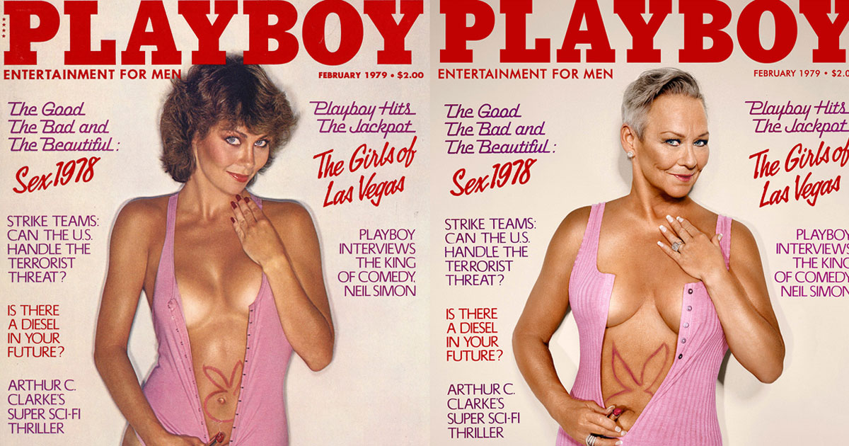 Playboy Models Recreate Their Cover Pictures After 30 Years