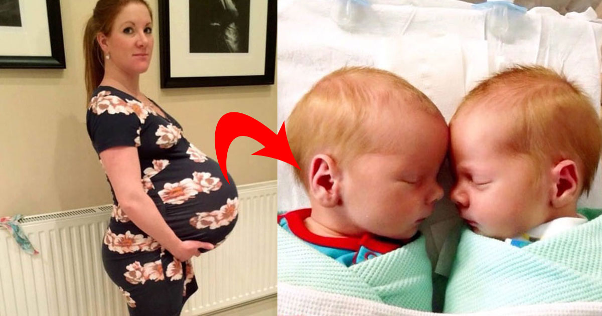 Mom With Huge Baby Bump Gives Birth To The Heaviest Twins In Scotland’s History