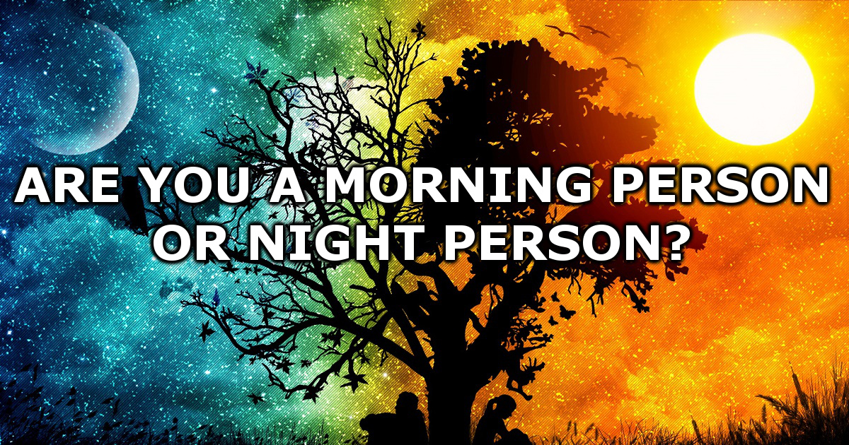 Are You a Morning Person or Night Person?