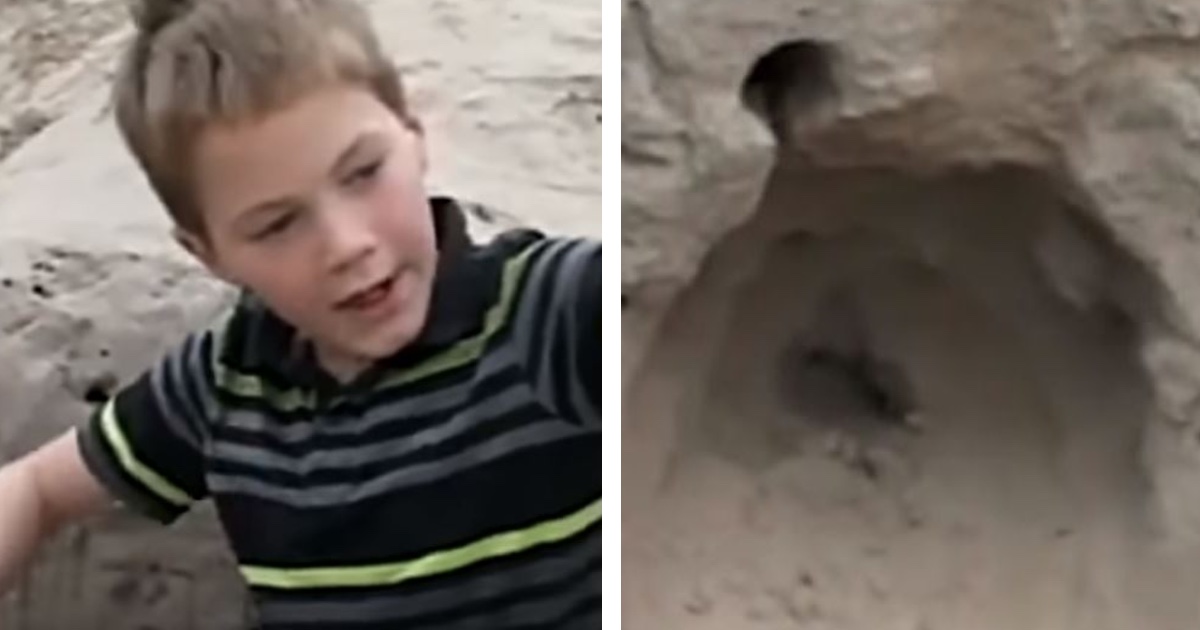 Courageous 11-Yr-Old Boy Discovers Little Girl Buried Alive In Sand Dunes