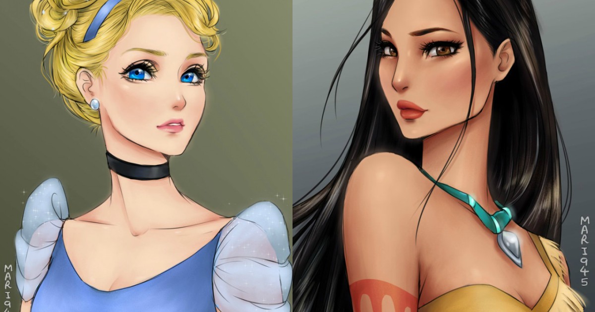 Disney Princesses Reinterpreted As Anime Characters